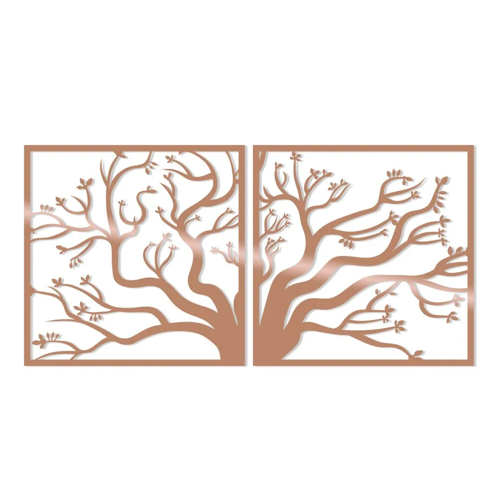 Zidna dekoracija Tree2 Copper