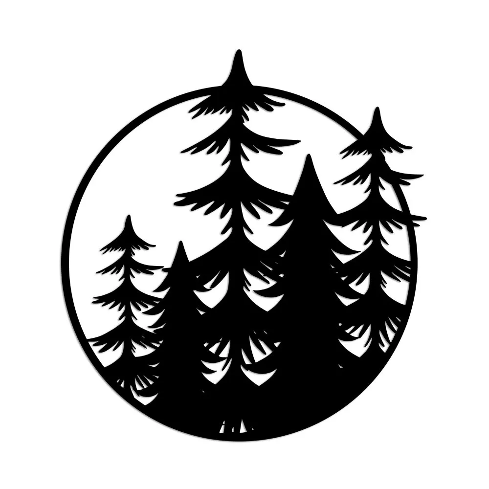 Zidna dekoracija Trees L