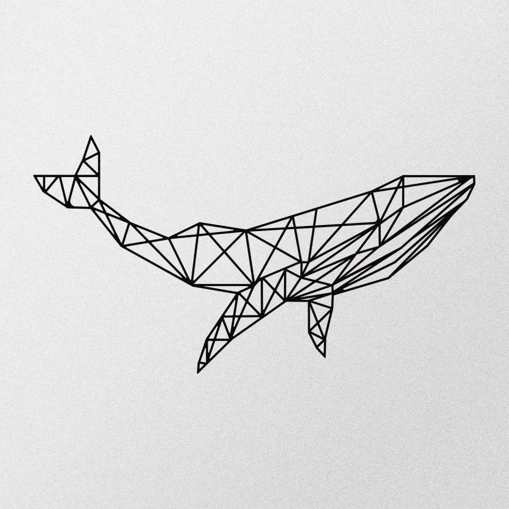Zidna dekoracija Whale 1