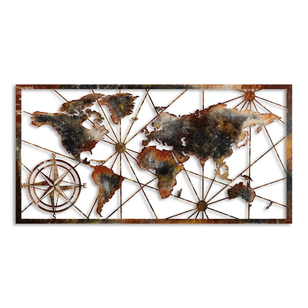 Zidna dekoracija World Map Large 3