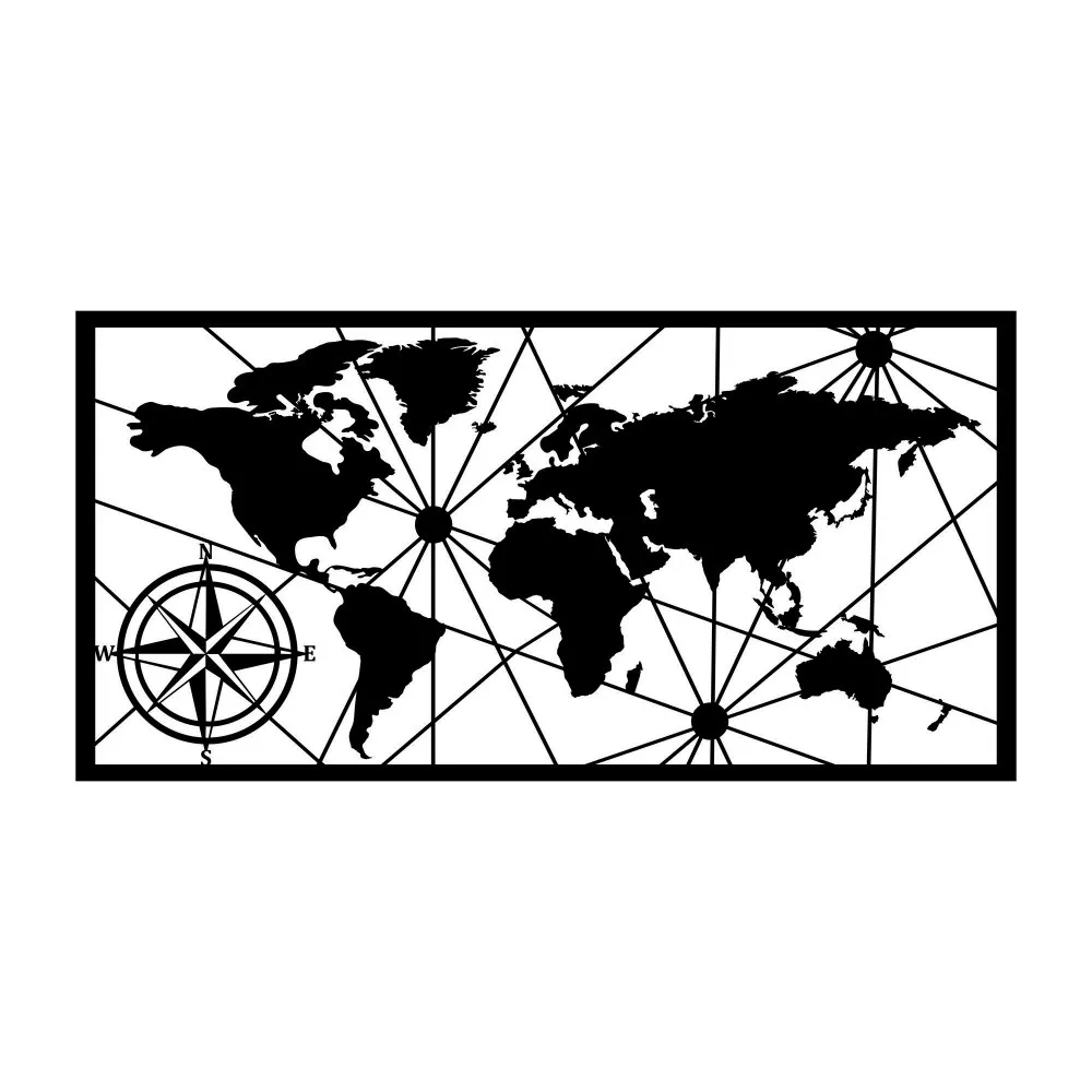 Zidna dekoracija World Map Medium 2