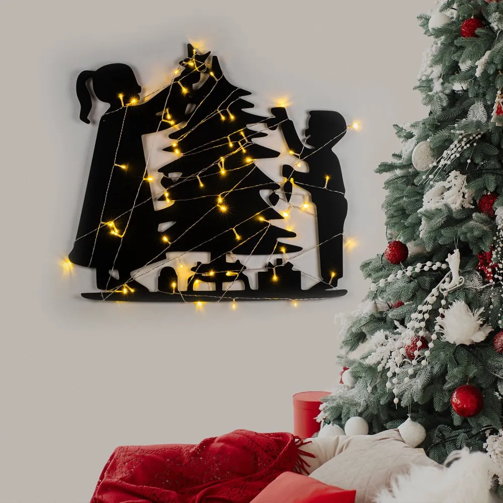 Zidna dekoracija XMASBLACK 016