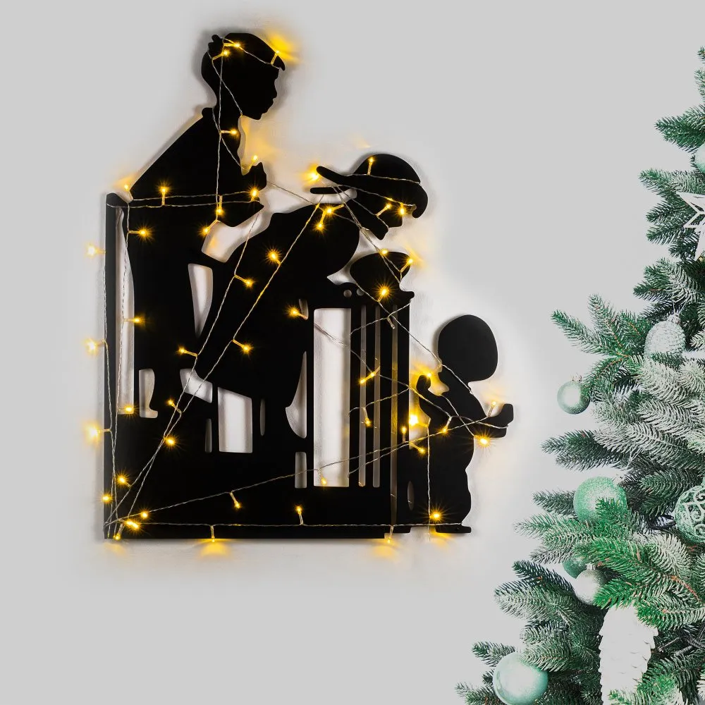 Zidna dekoracija XMASBLACK 018