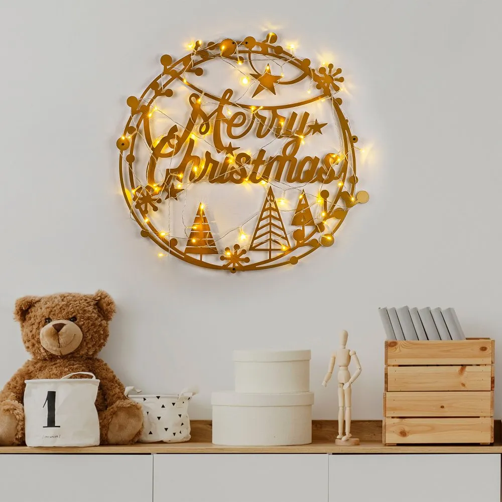 Zidna dekoracija XMASGOLD 021