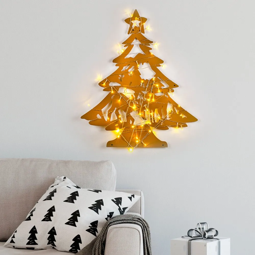 Zidna dekoracija XMASGOLD 024