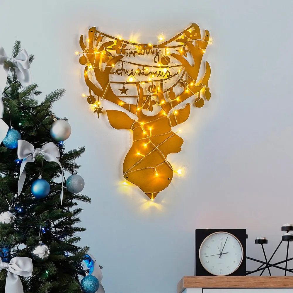 Zidna dekoracija XMASGOLD 026