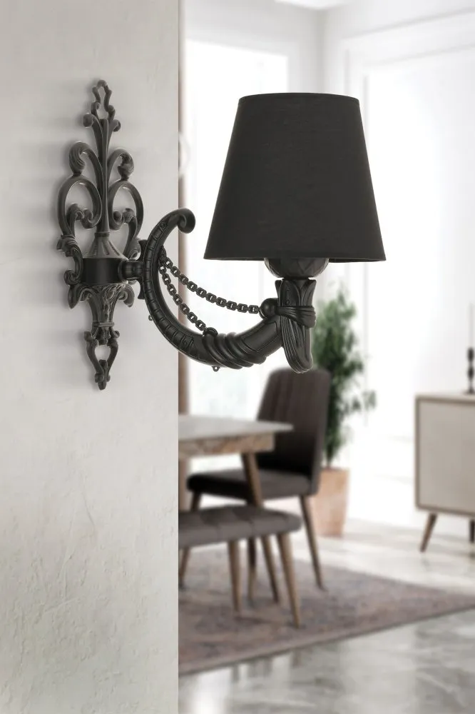 Zidna lampa Gloria Black