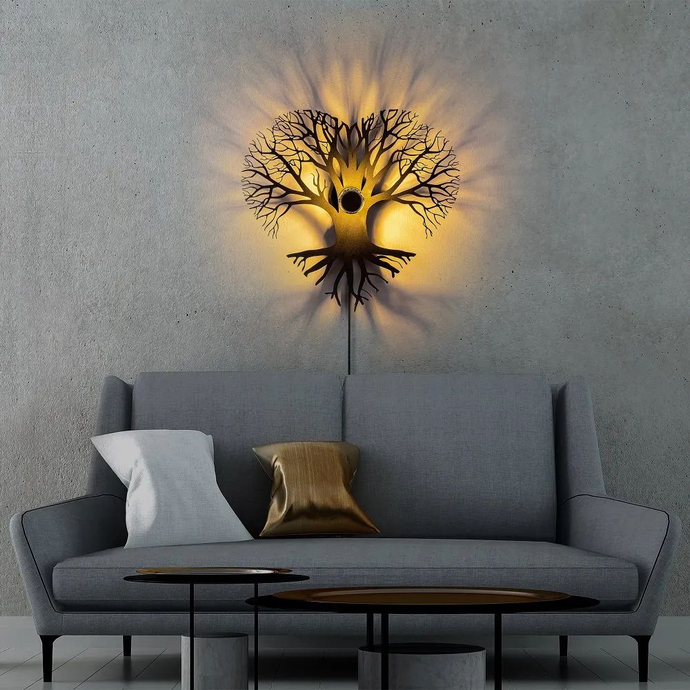 Zidna lampa Heart Tree