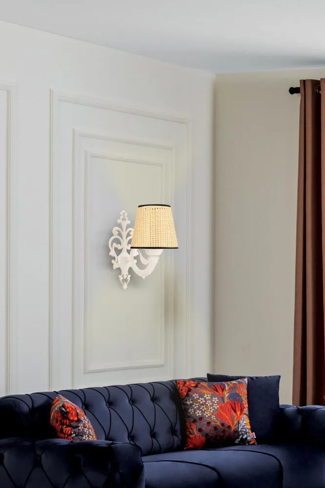 Zidna lampa Lily Coral Natural White