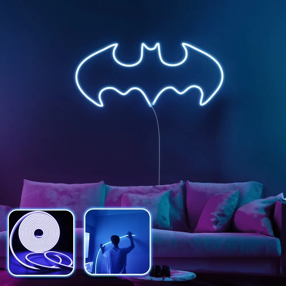 Zidna LED dekoracija Batman Night Large Blue