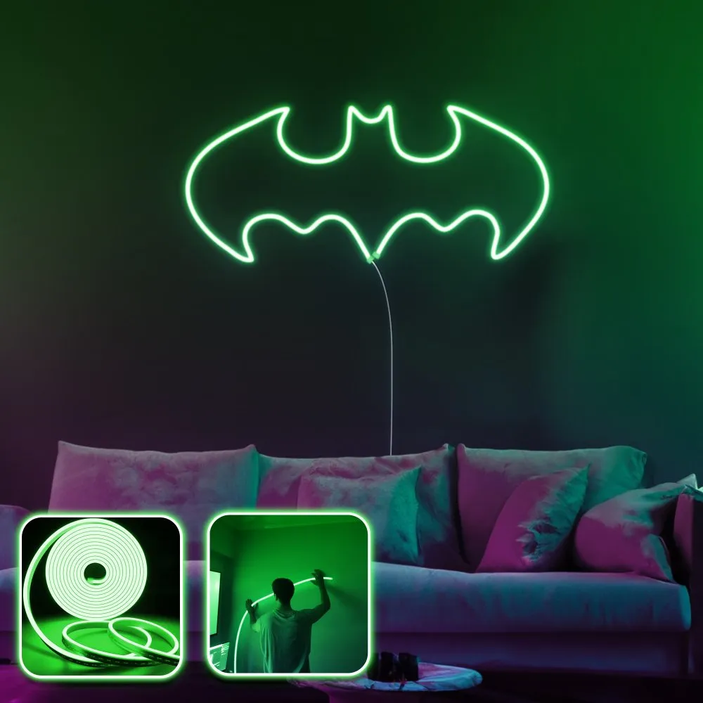 Zidna LED dekoracija Batman Night Large Green