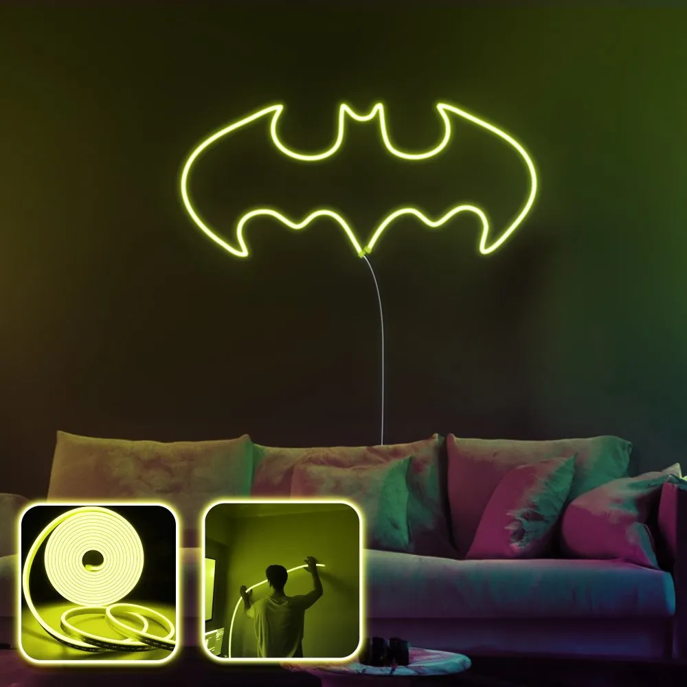 Zidna LED dekoracija Batman Night Large Yellow