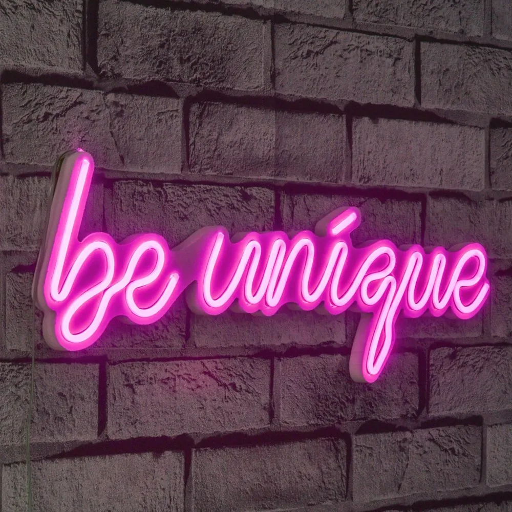 Zidna LED dekoracija Be Unique Pink