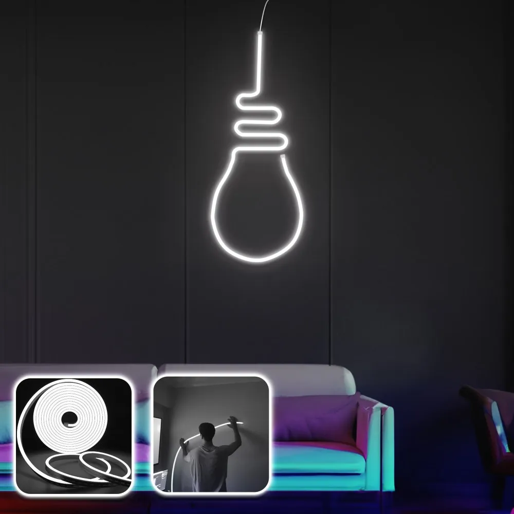 Zidna LED dekoracija Bulb Light Medium White