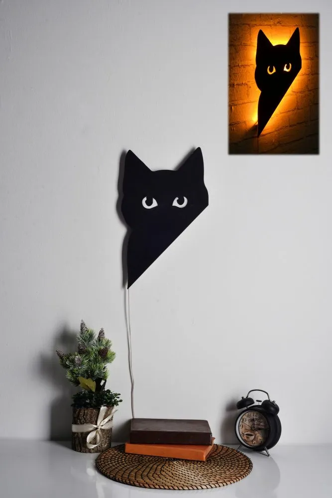 Zidna LED dekoracija Cat 2 Yellow