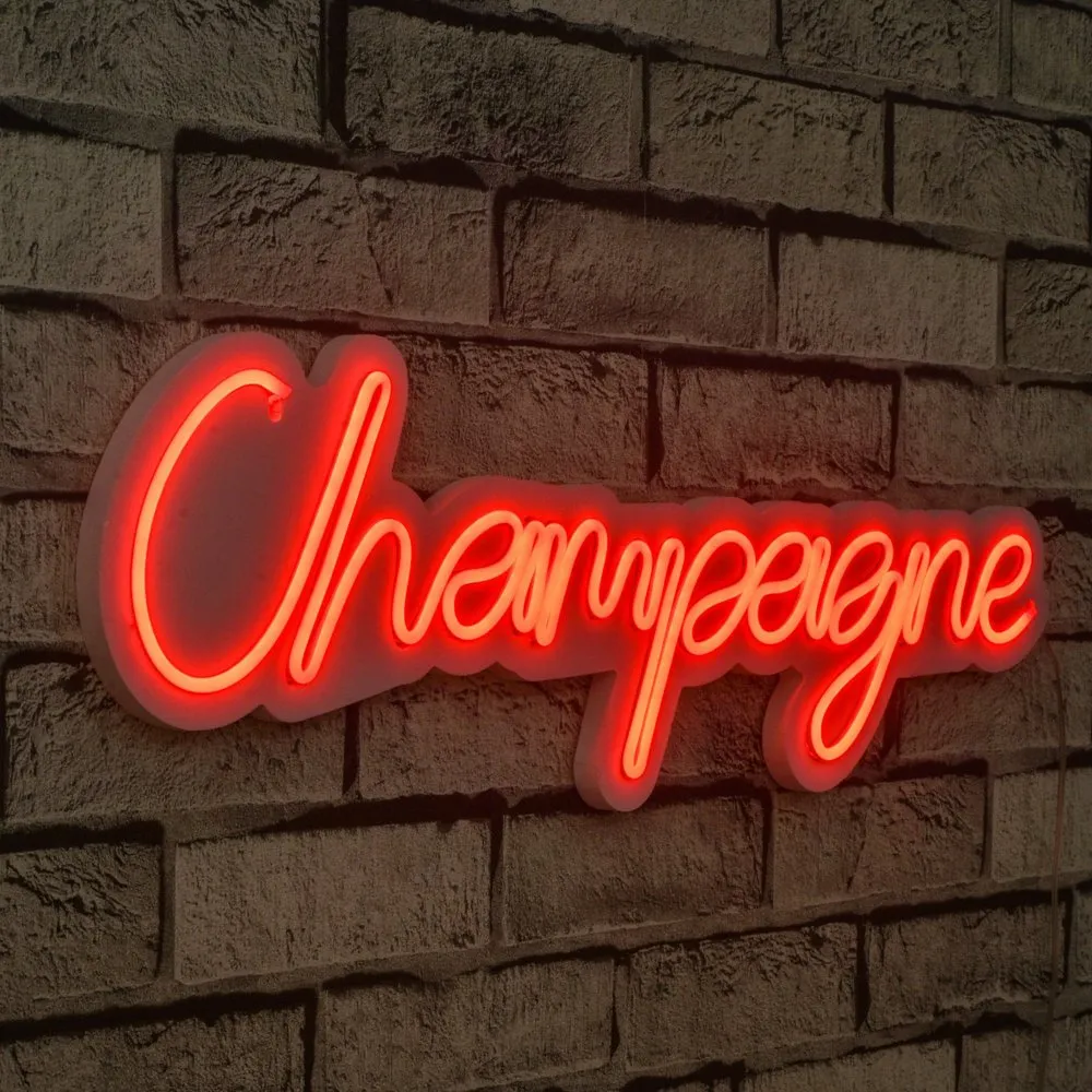 Zidna LED dekoracija Champagne Red