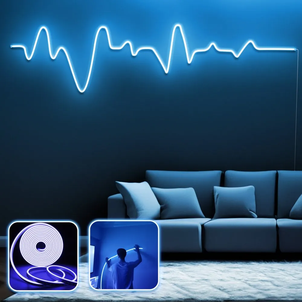 Zidna LED dekoracija Gamer Adrenaline XL Blue