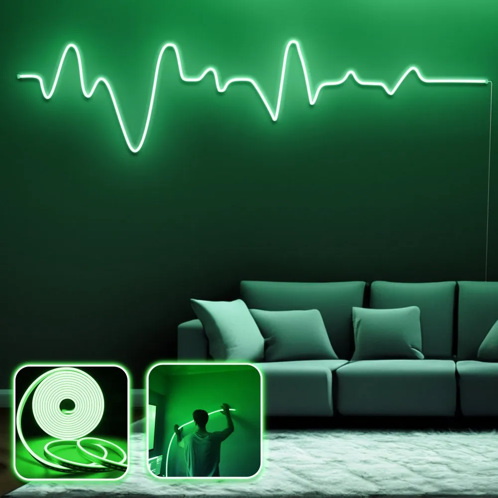 Zidna LED dekoracija Gamer Adrenaline XL Green