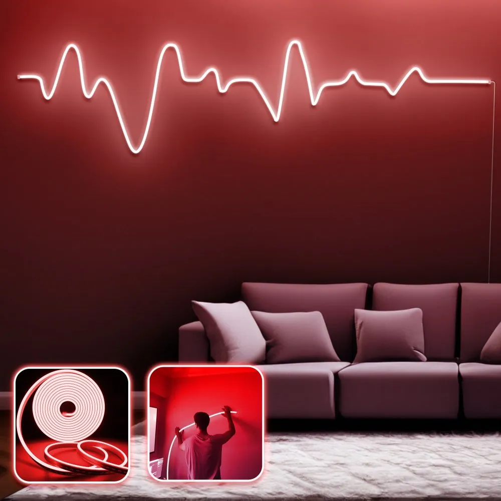 Zidna LED dekoracija Gamer Adrenaline XL Red