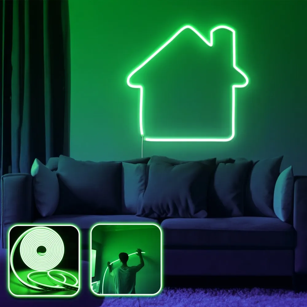 Zidna LED dekoracija Home Medium Green