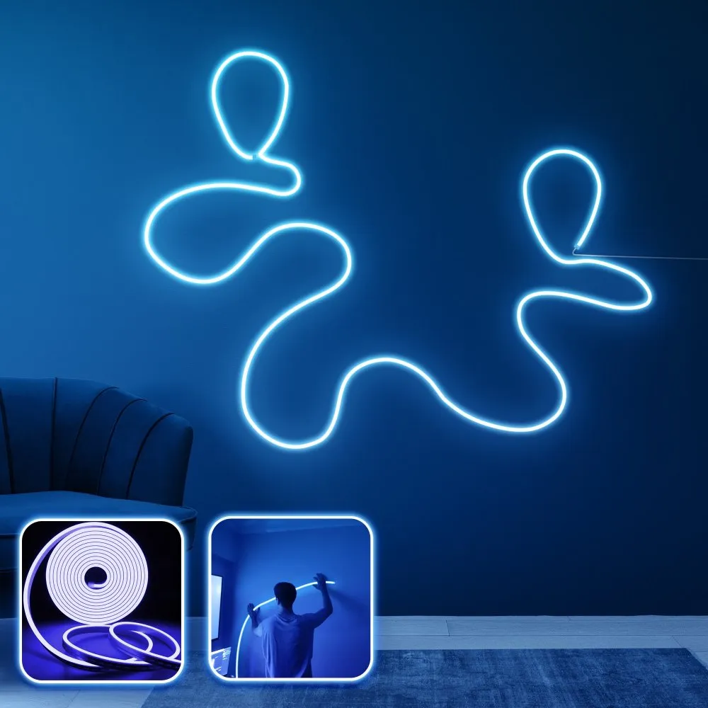 Zidna LED dekoracija Journey XL Blue