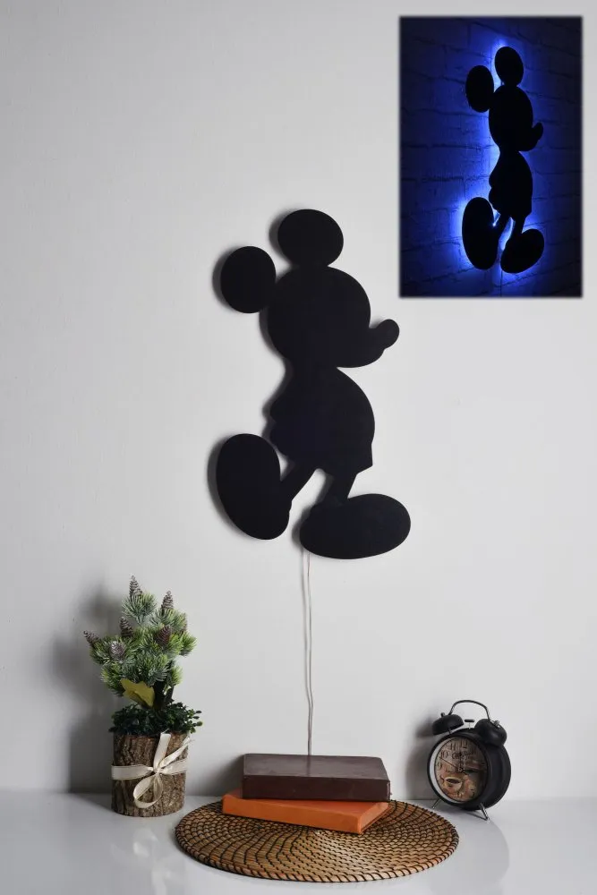 Zidna LED dekoracija Mickey Mouse Blue