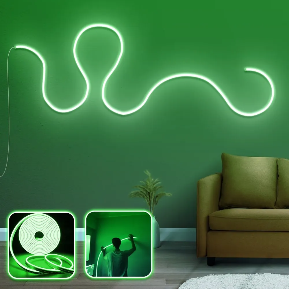Zidna LED dekoracija Modern Wall Large Green