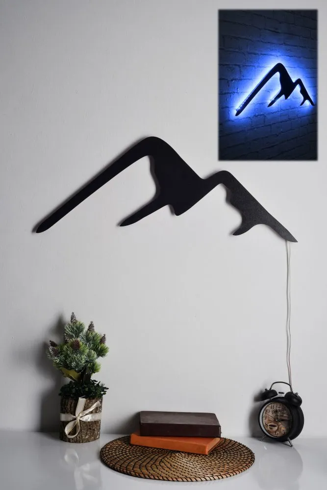 Zidna LED dekoracija Mountain Blue