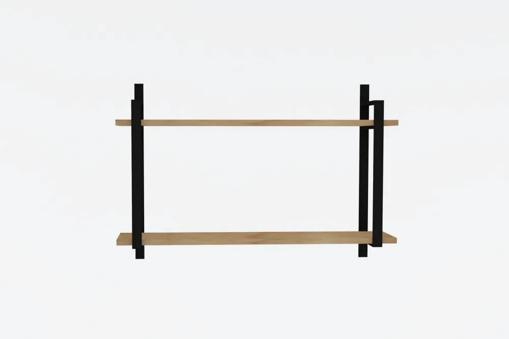 Zidna polica Abat Walnut