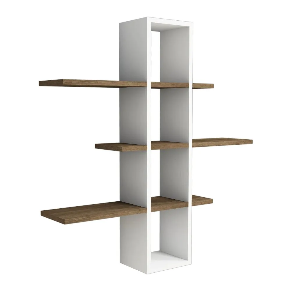 Zidna polica Ardo Walnut White