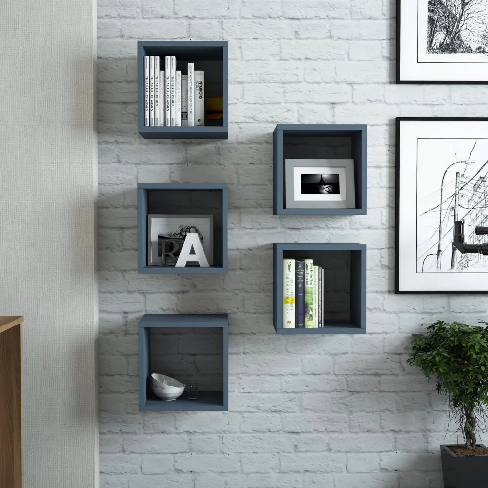 Zidna polica Box Blue