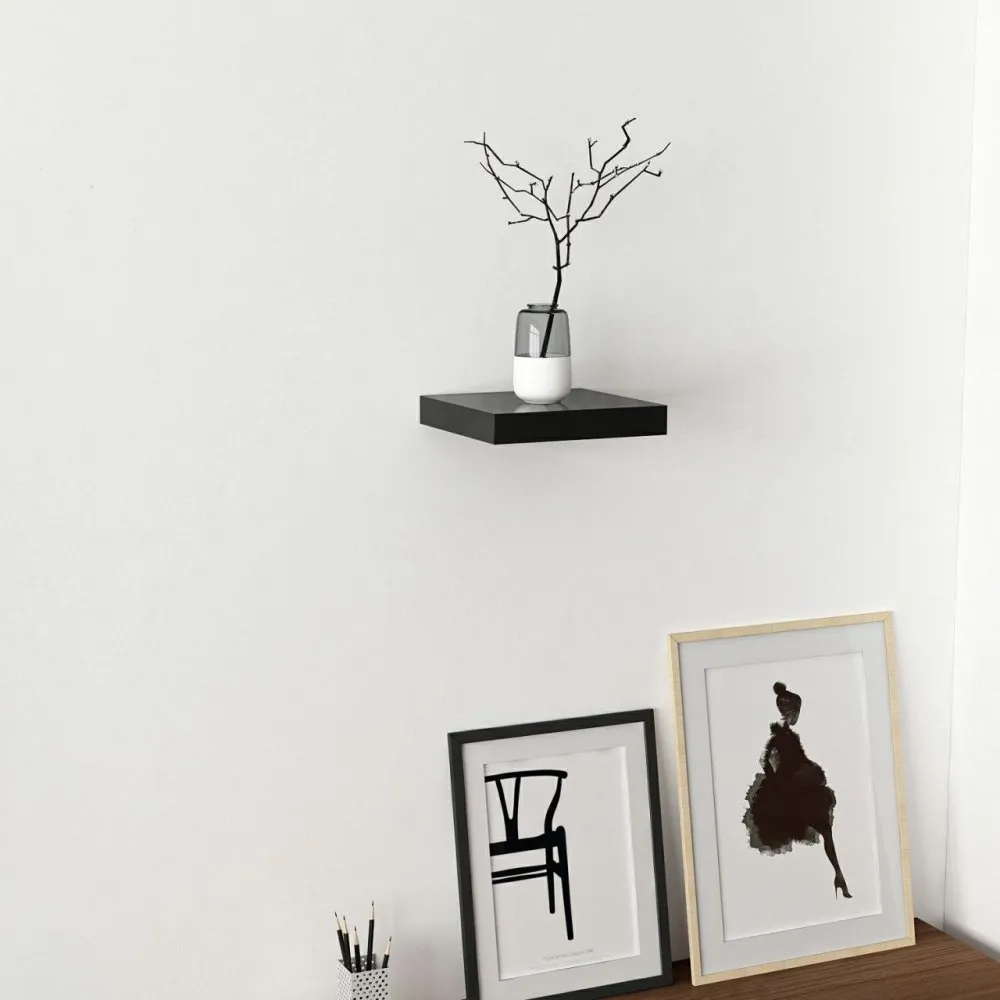 Zidna polica Gizli 23 Black