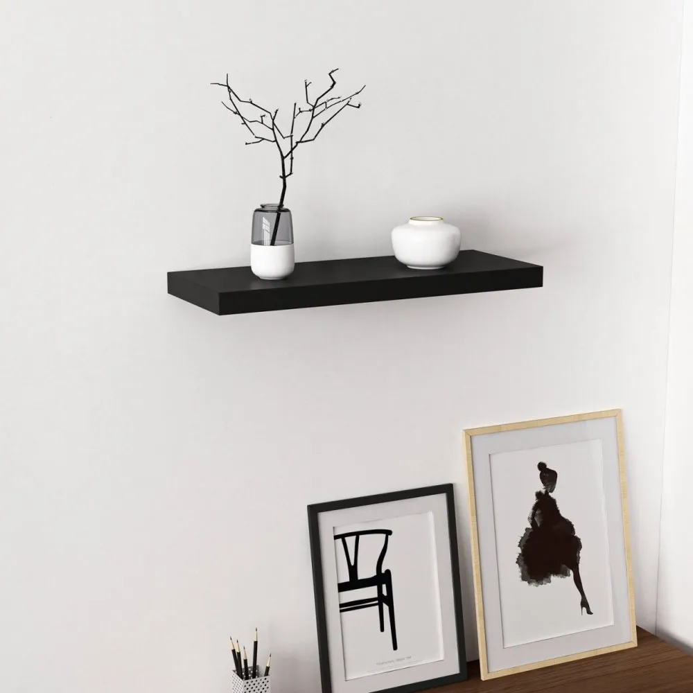 Zidna polica Gizli 60 Black