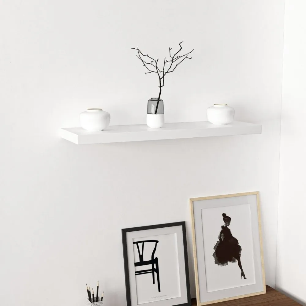 Zidna polica Gizli 80 Bright White