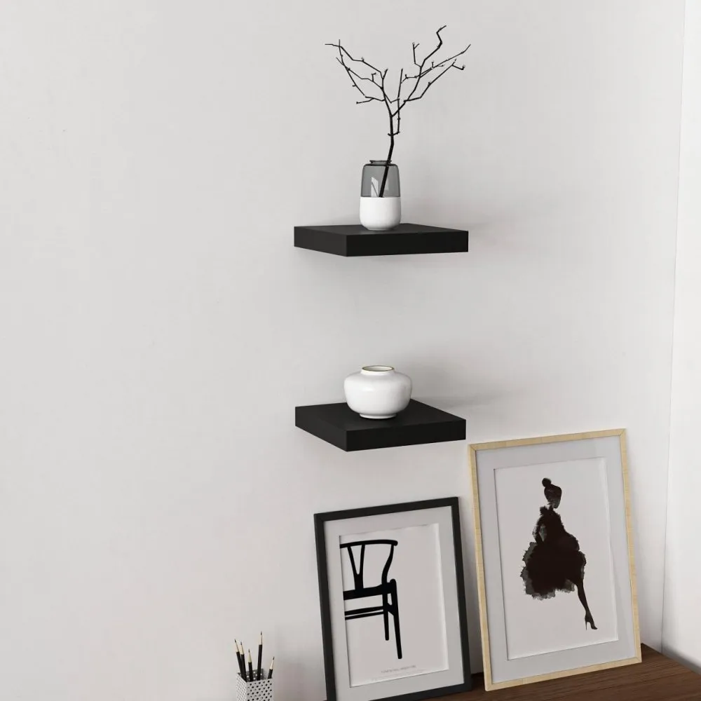 Zidna polica Gizli2 23 Black
