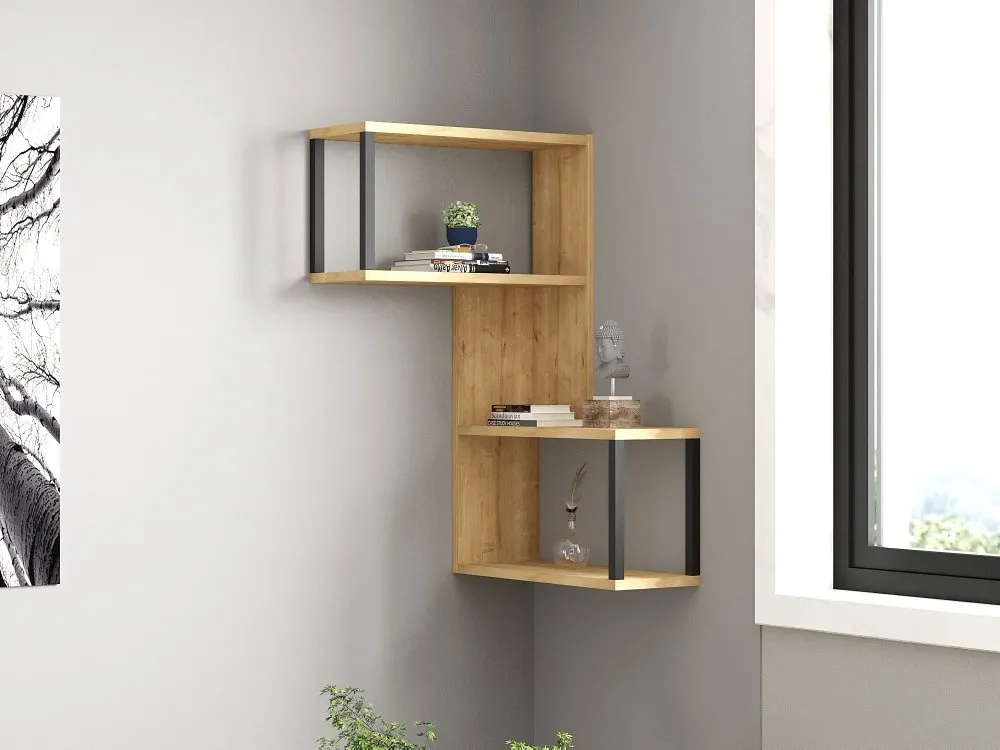 Zidna polica Lecco Sapphire Oak