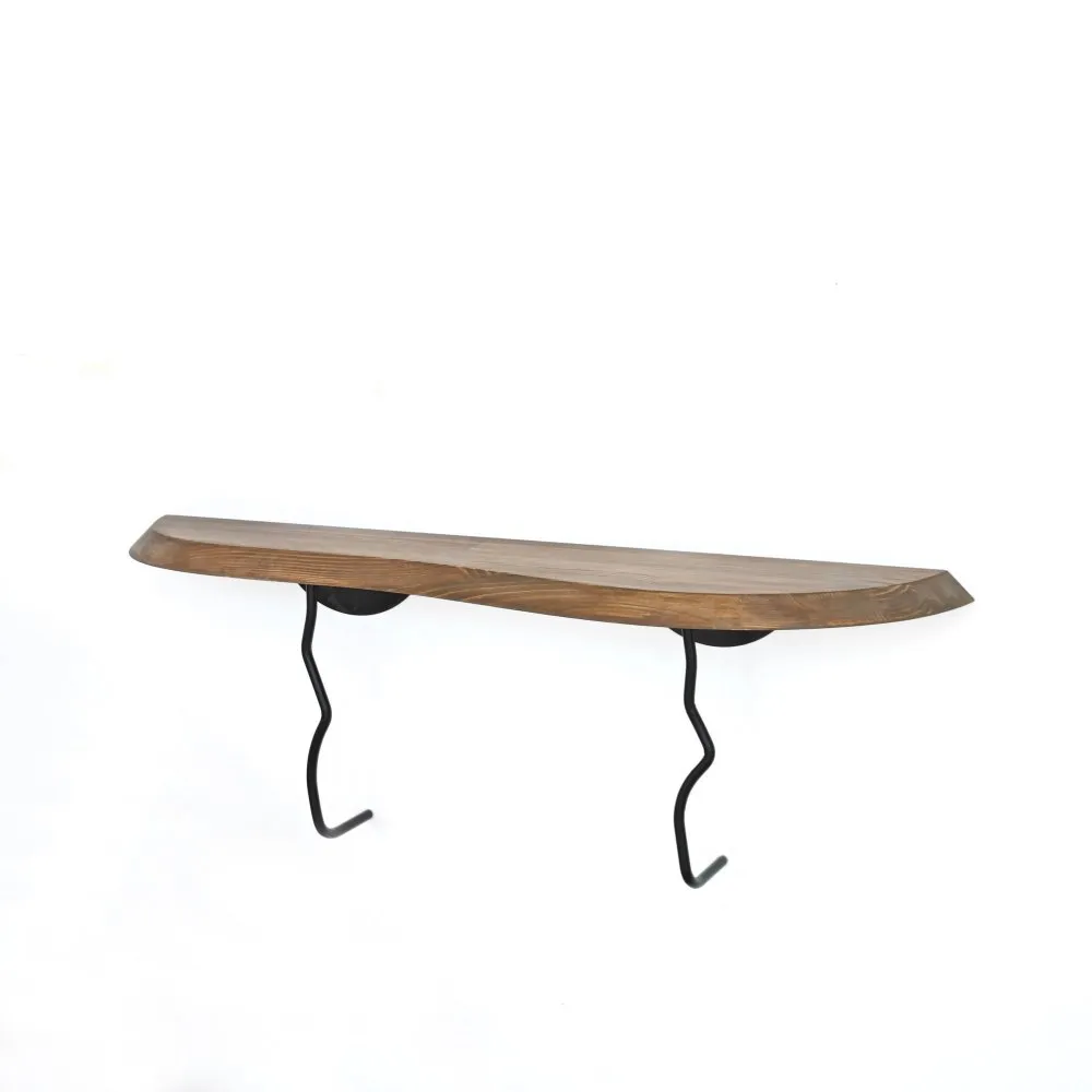 Zidna polica Lierre Black Walnut