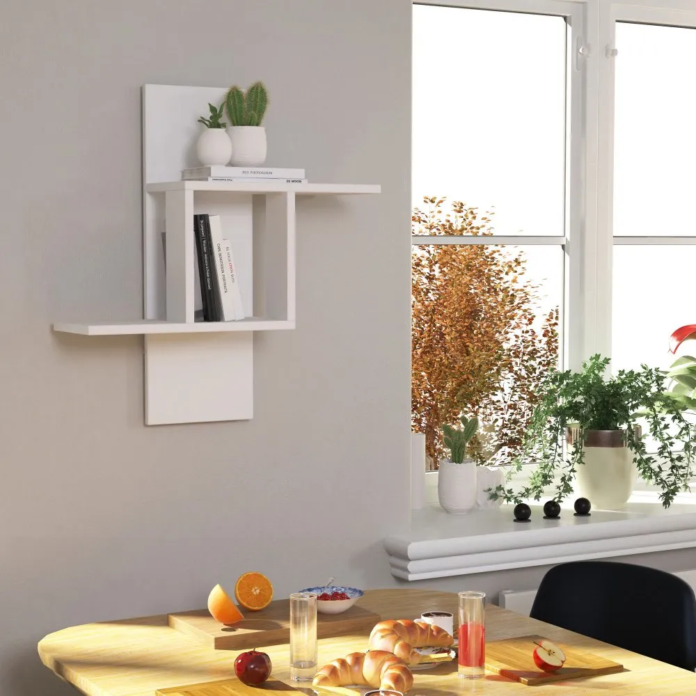 Zidna polica Mill White