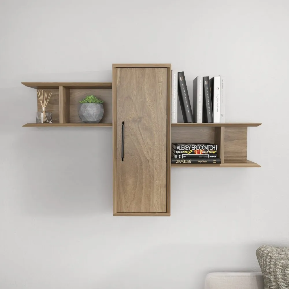 Zidna polica Olida Walnut