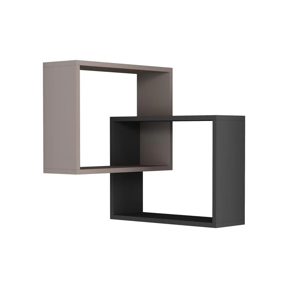 Zidna polica Ring Light Mocha Anthracite