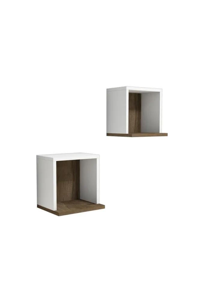 Zidna polica Sevima White Walnut