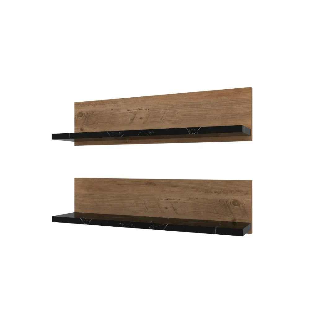 Zidna polica Shelf Black