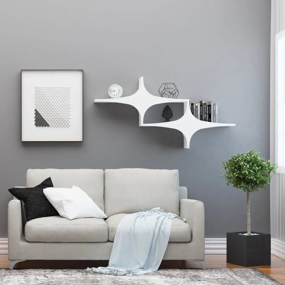 Zidna polica Susen 2 White