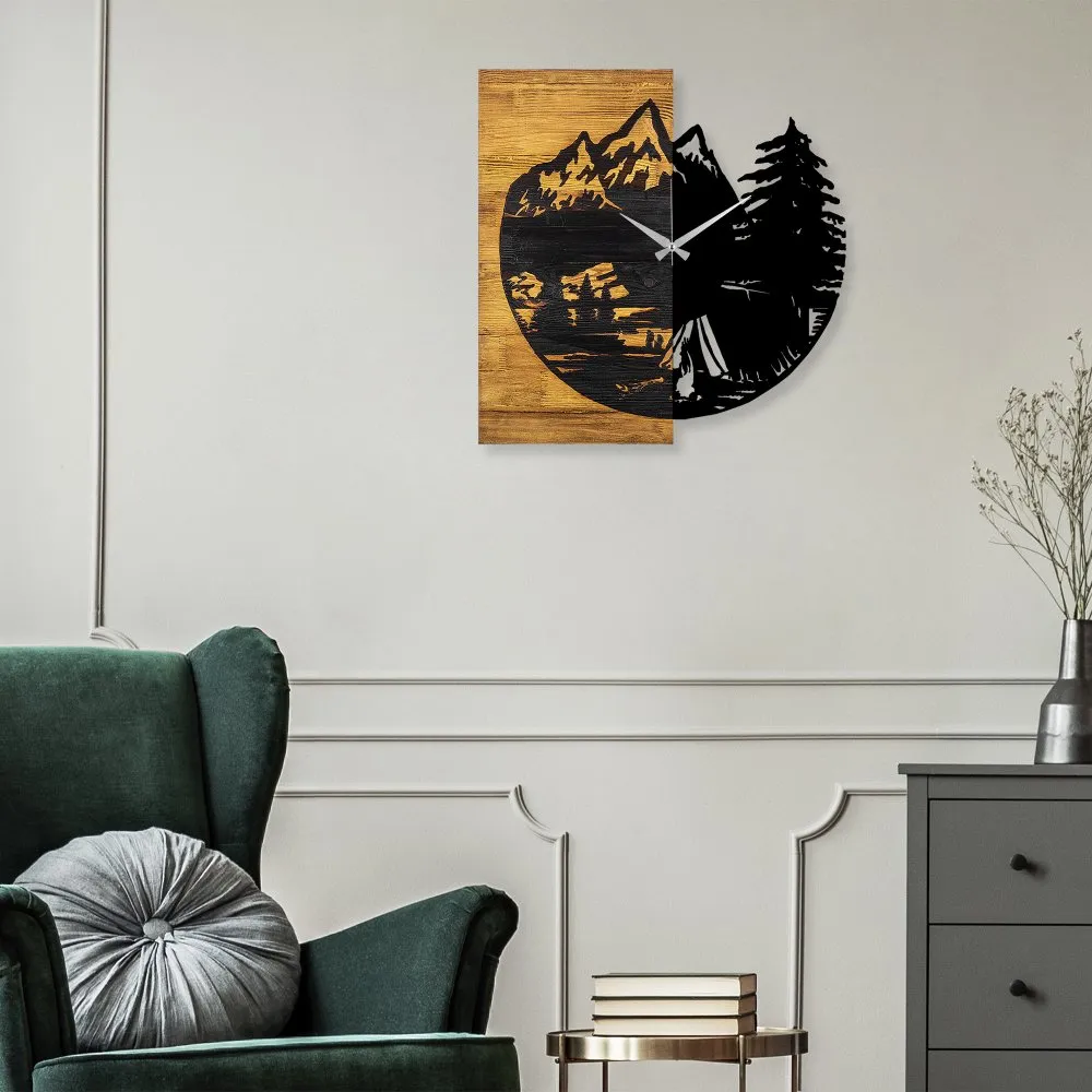 Zidni sat Wooden Clock 19