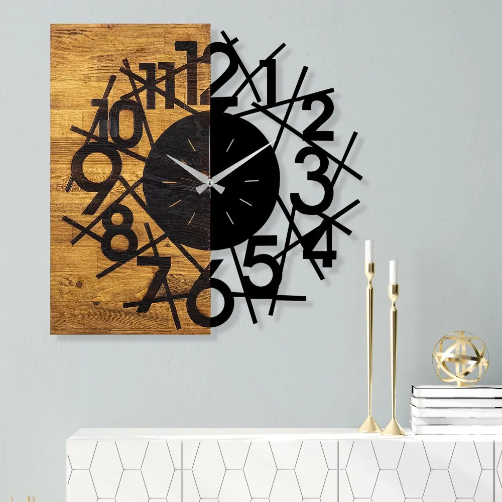 Zidni sat Wooden Clock 26