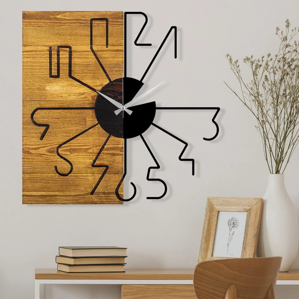 Zidni sat Wooden Clock 29