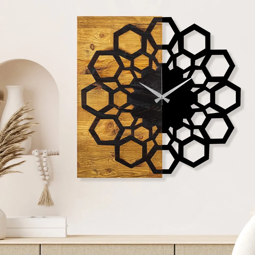 Zidni sat Wooden Clock 30