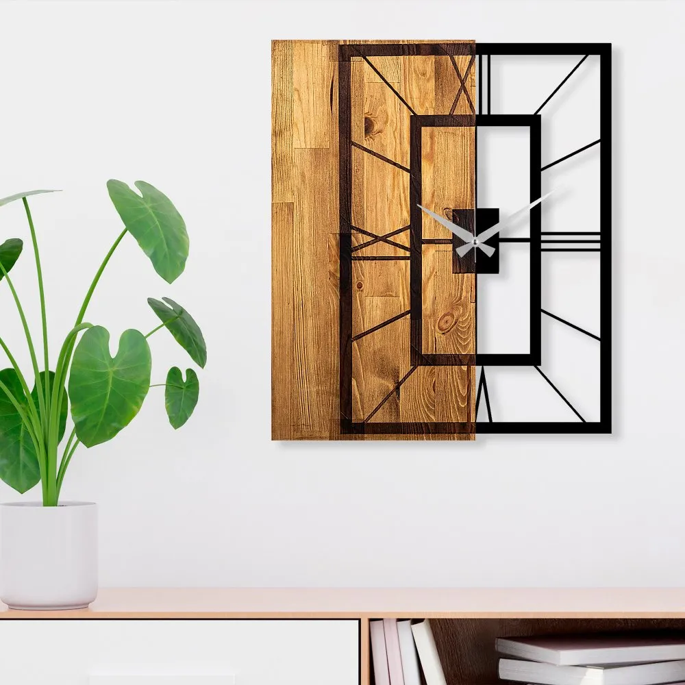 Zidni sat Wooden Clock 37