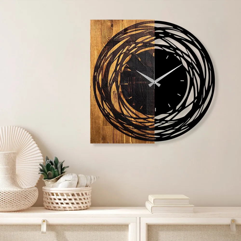 Zidni sat Wooden Clock 39