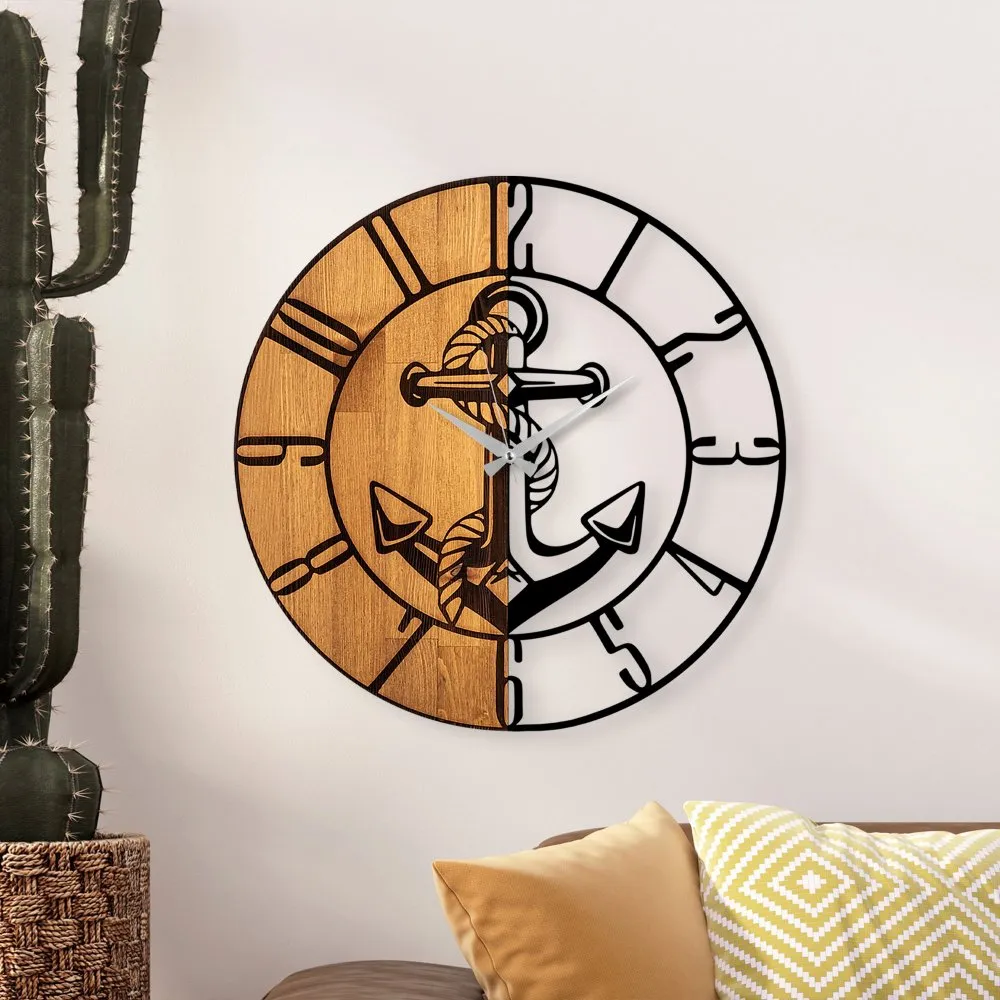 Zidni sat Wooden Clock 58